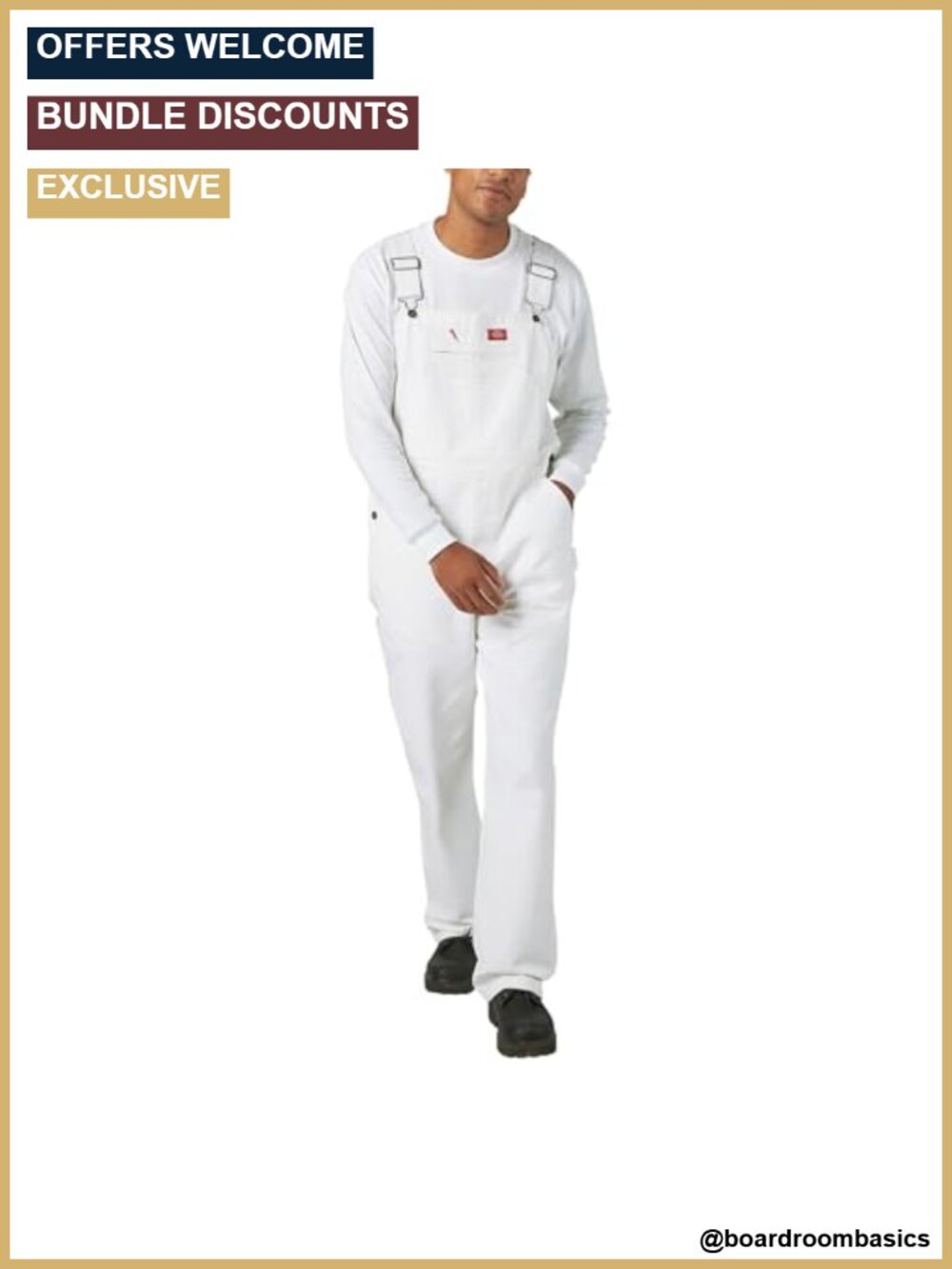Dickies Utility Painter's Bib Overalls 100% Cotton Workwear